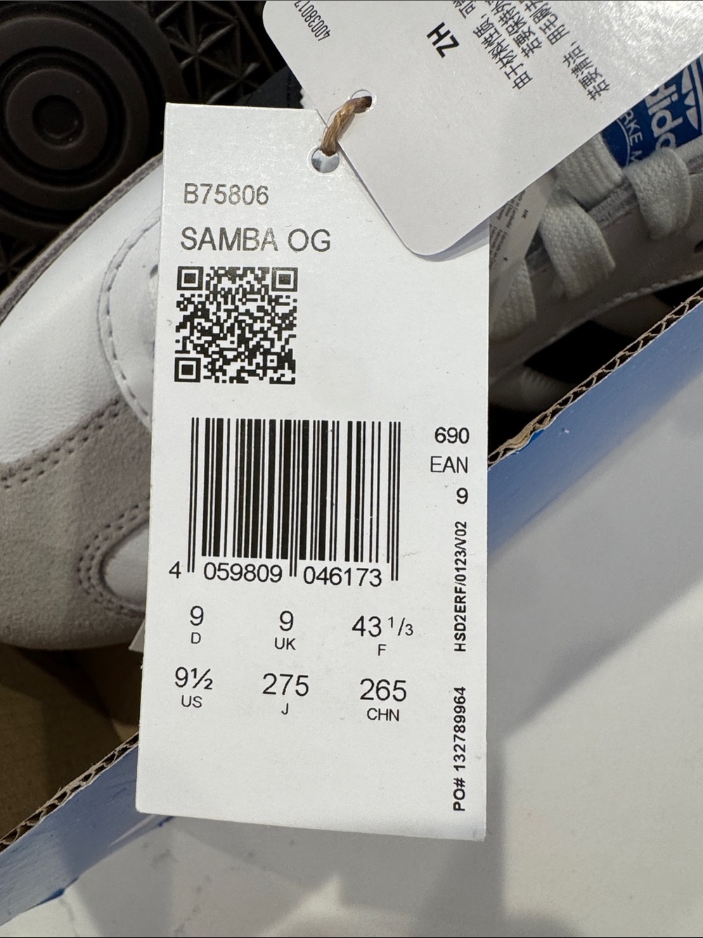 adidas Samba OG Women’s Sneakers - White/Grey
